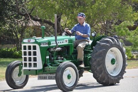 Green Oliver tractor