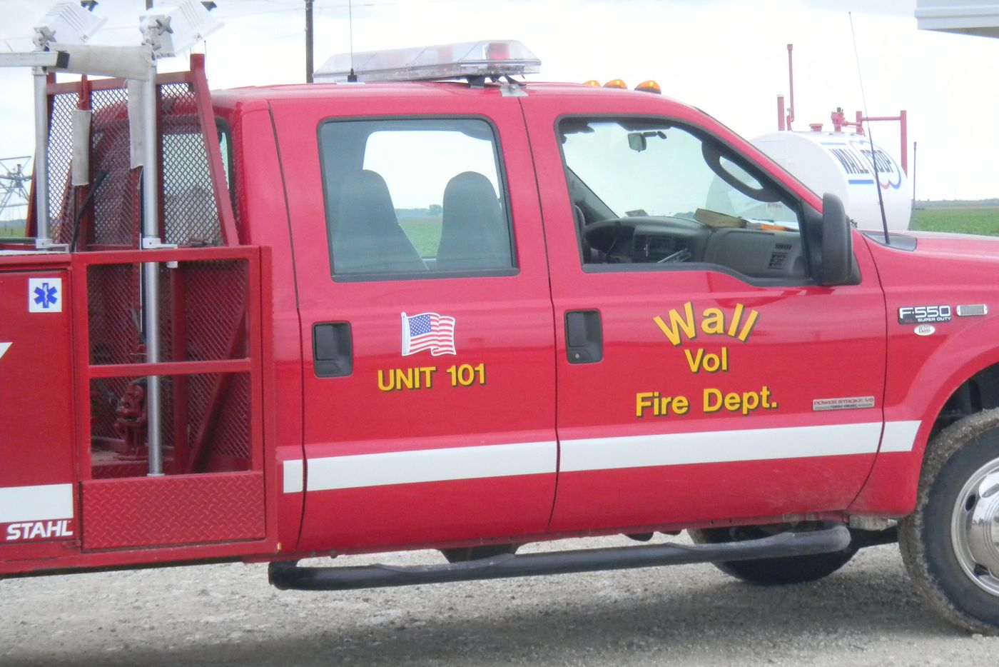 Wall Volunteer Fire Department truck